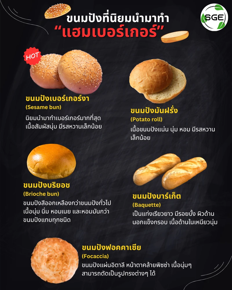 ขนมปัง เบอร์เกอร์ แฮมเบอร์เกอร์ มีแบบไหนบ้าง-remoulade-sauce-burger-bun